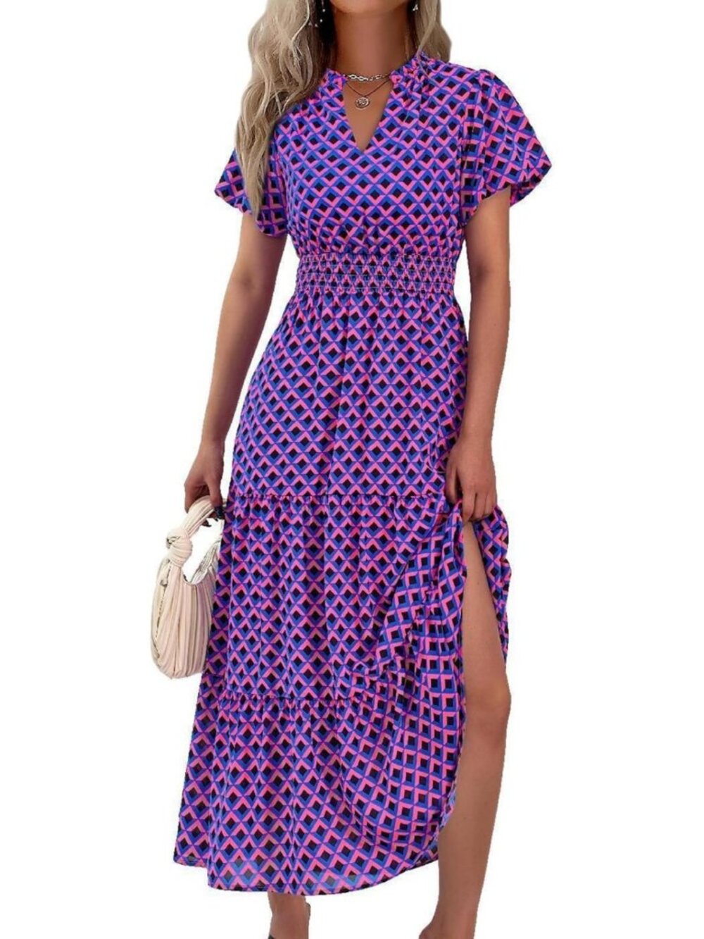 Floral Summer Maxi Dress for Women | Short Sleeve, Long Length, 2026 Style